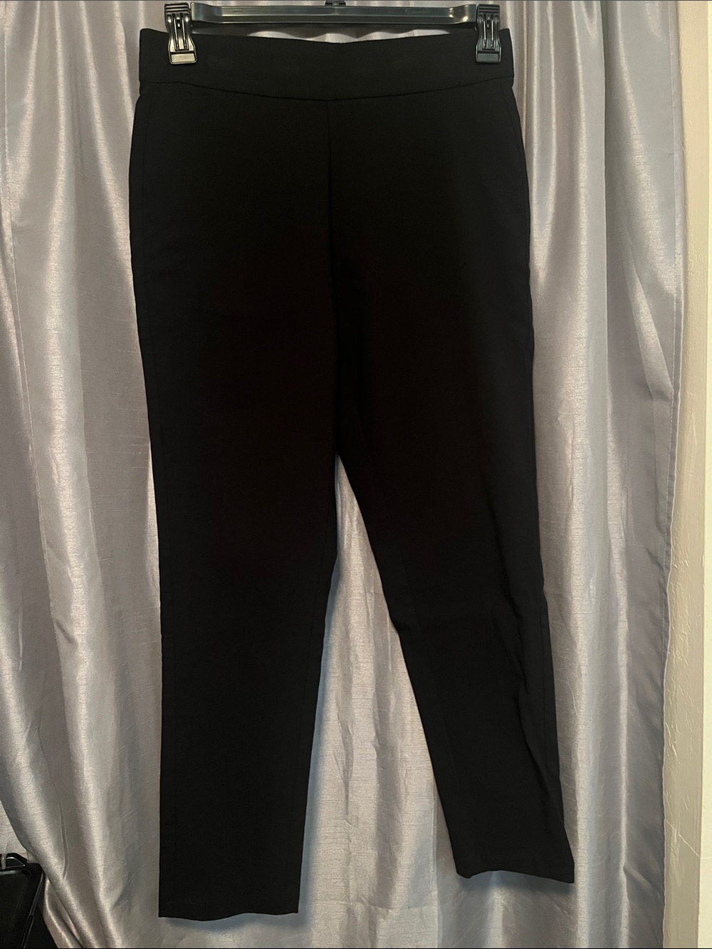 Who What Wear Black Tailored Ponte Ankle Pants